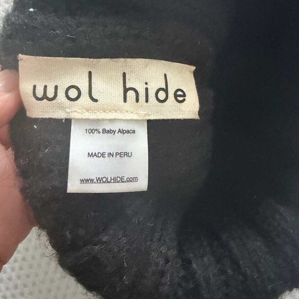 Wol Hide Rib Hat - Onyx - Picture 4 of 4